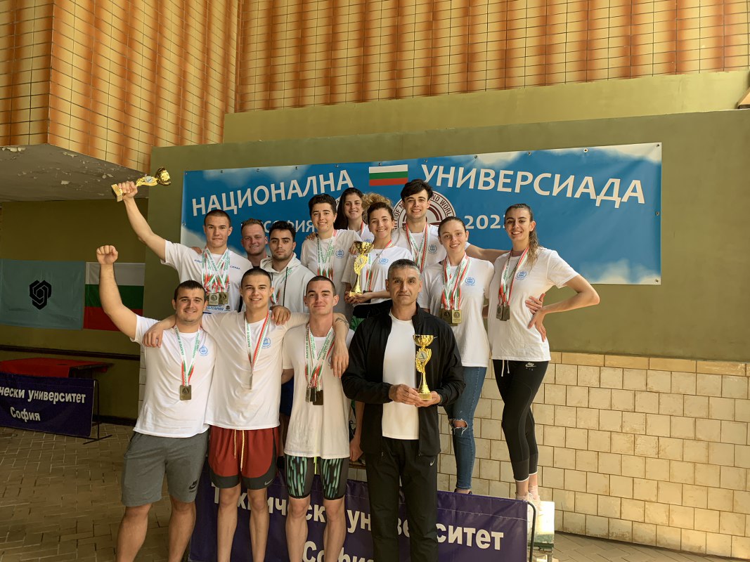 Плувците на НСА са комплексни победители В Национална Универсиада 2022