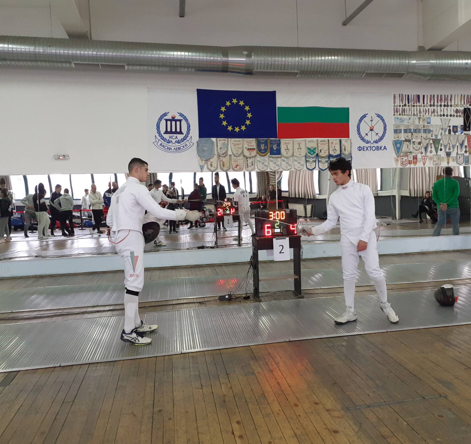 Отличия за фехтовачите на НСА на купа „България“