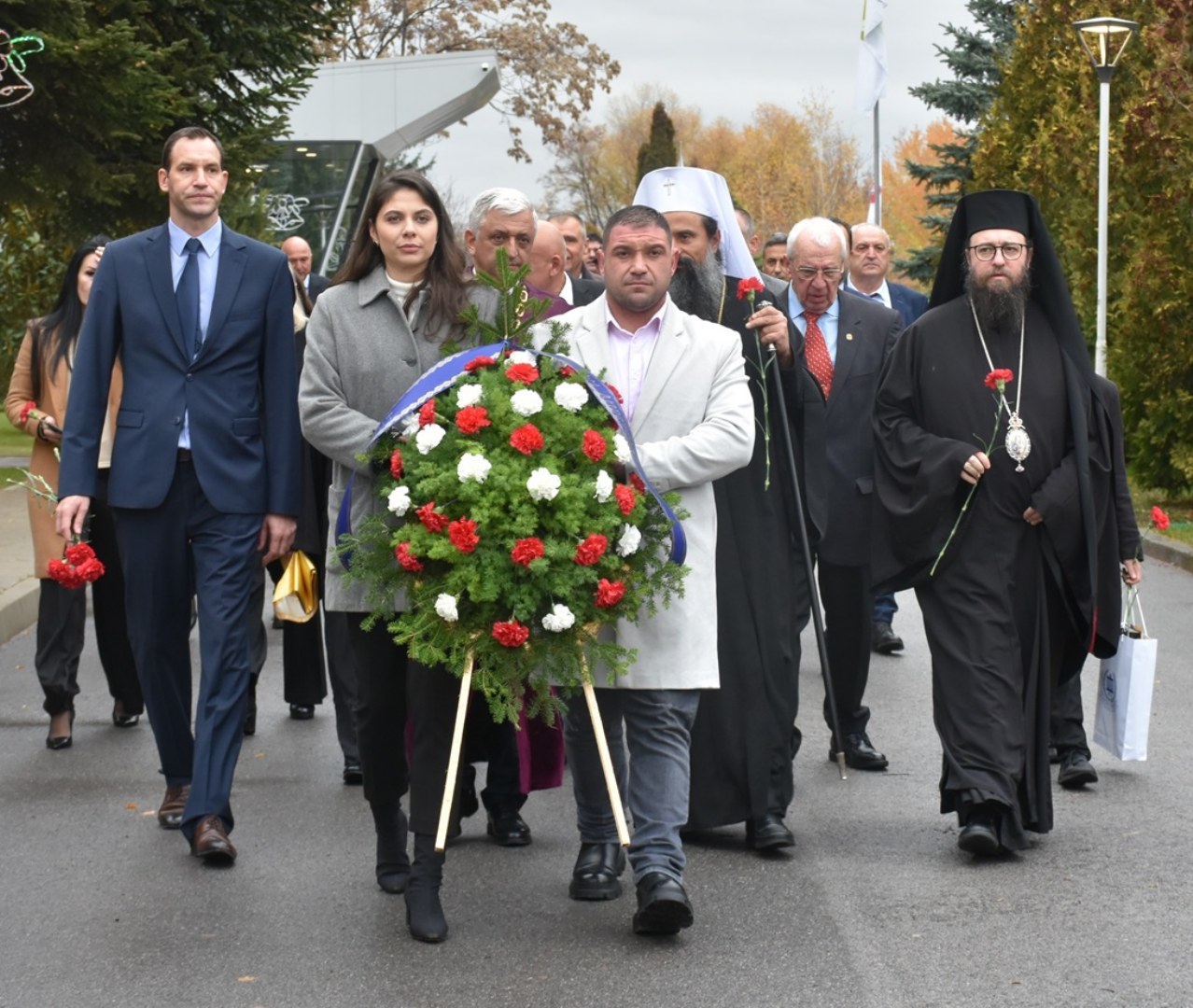 The Bulgarian Patriarch Daniel blessed the academic community of NAA with a water blessing on Academy Day