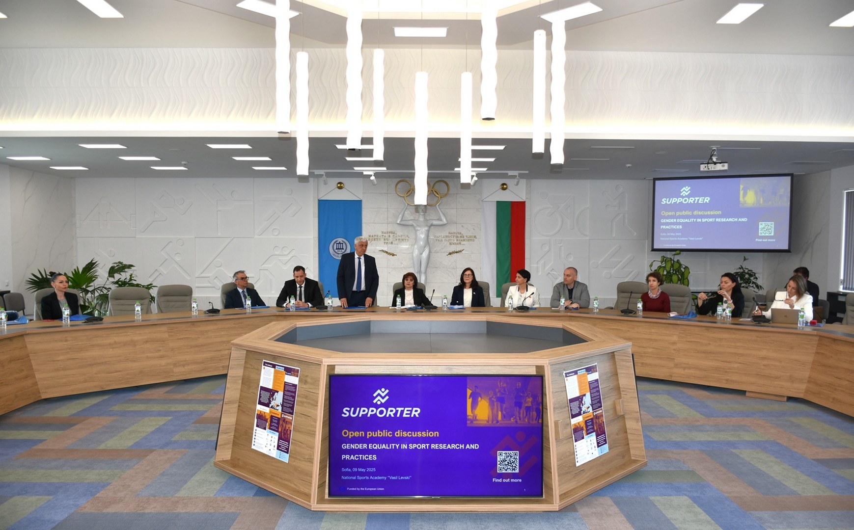 Конференция „ЛИЧНОСТ, МОТИВАЦИЯ, СПОРТ“ и кръгла маса „Равенство на половете в спортната наука и практика“ се проведоха в НСА