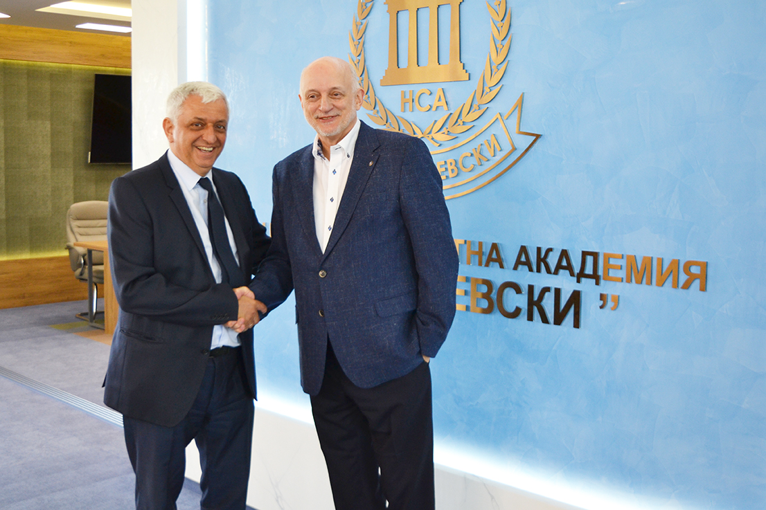 Ректорът на НСА се срещна с президента на Европейската федерация по айкидо
